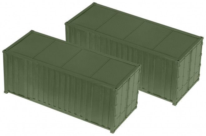Two 20' containers kit with decals<br /><a href='images/pictures/Roco/232308.jpg' target='_blank'>Full size image</a>